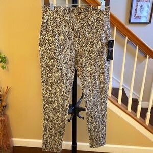 NWT Slimsation by Multiples Women's Cheetah Prints High Waist leggings Size M